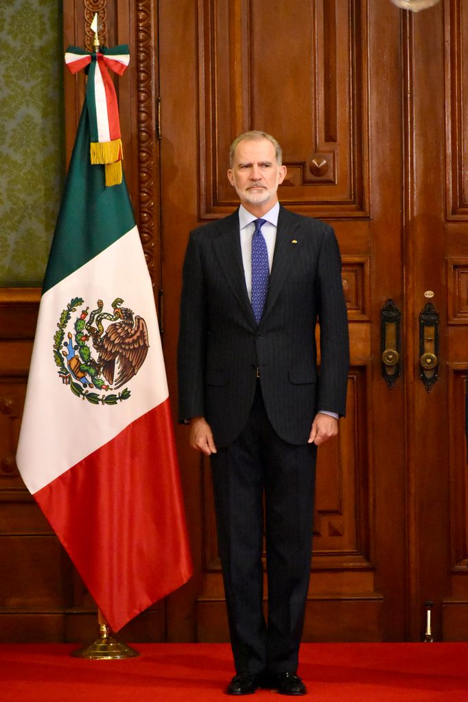 El Rey Felipe VI en un acto en México