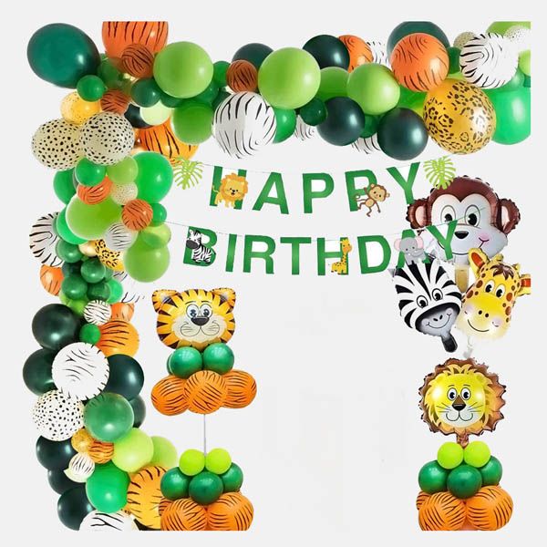globos animales jungla cumple amazon