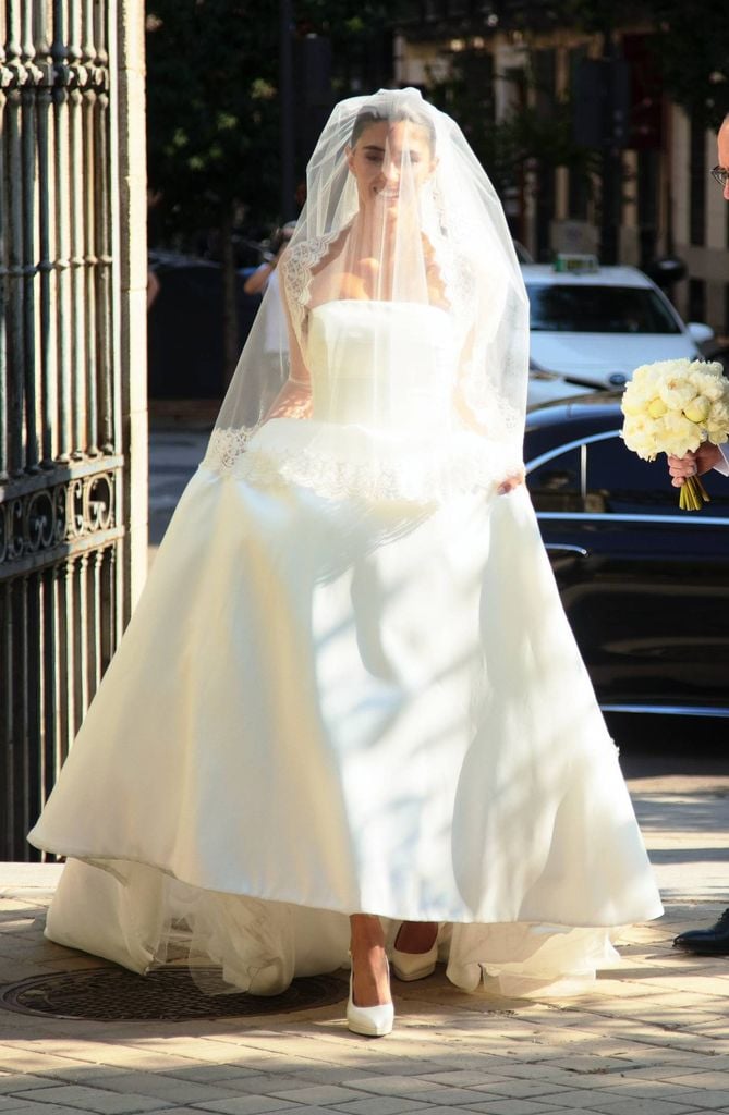 Carla Vico en su boda
