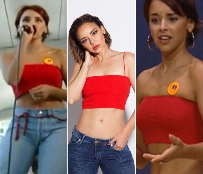 Chenoa con el 'look' que acudió al casting de 'OT'