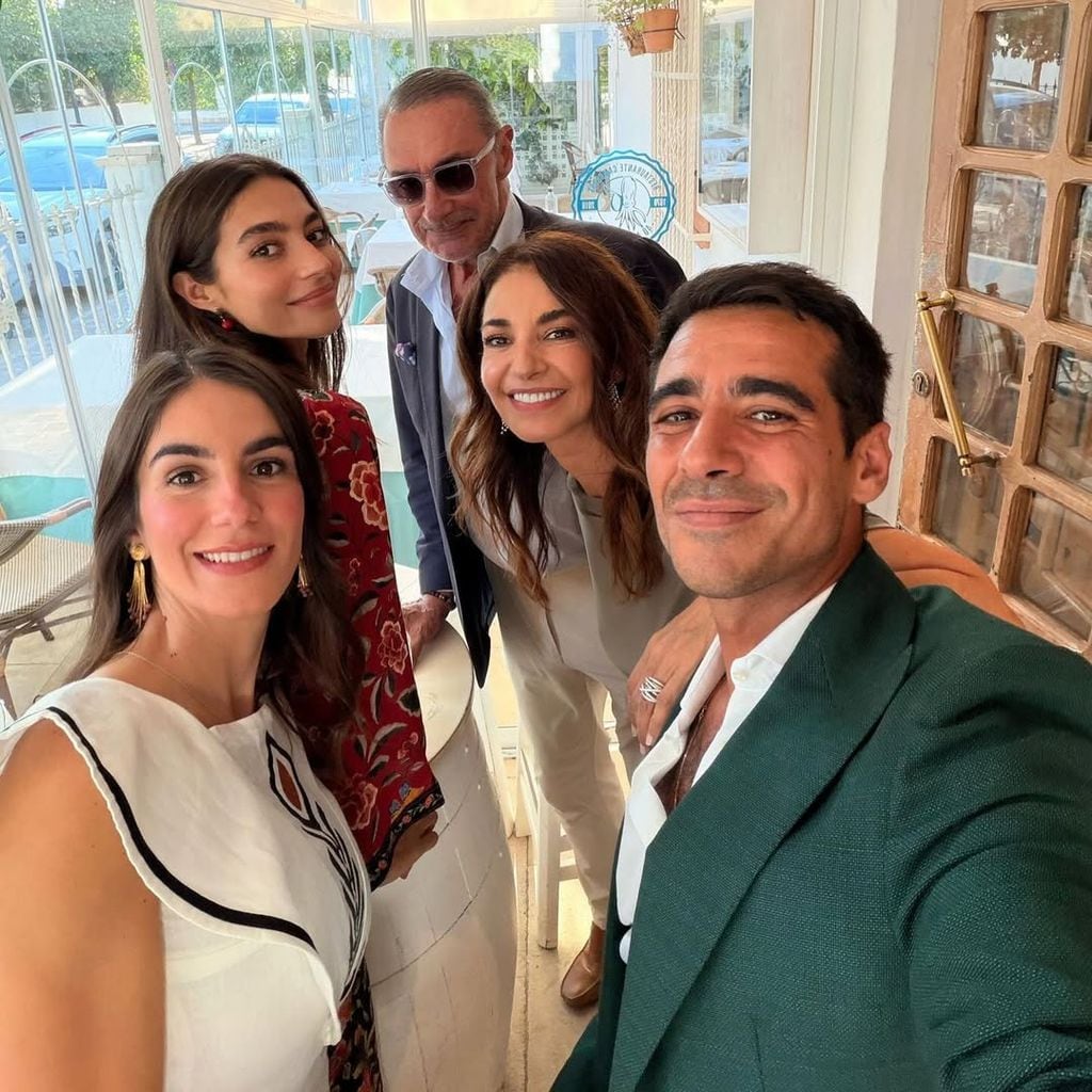 Rocío Crusset en la pedida de su hermano