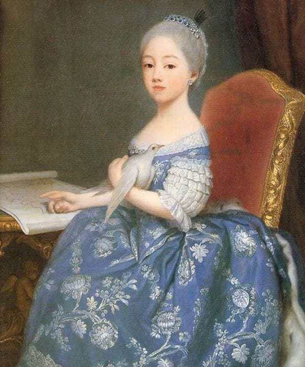 La princesa María Josefina de Saboya (1753-1810) en su juventud
