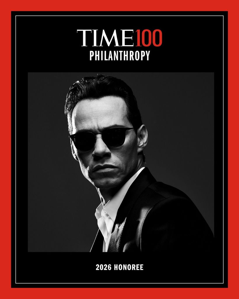 Marc Antony ha sido nombrado en la lista TIME100 Philanthropy 2026