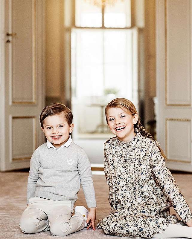 Estelle y Oscar de Suecia