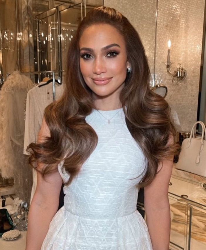 Jennifer Lopez, en su boda con Ben Affleck
