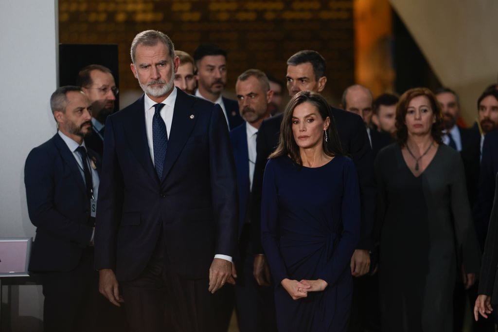 Los Reyes presidiendo el homenaje a las víctimas de la DANA