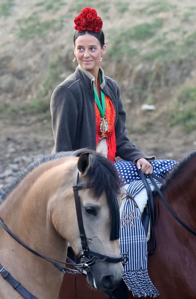 Victoria Federica durante la romería de El Rocío