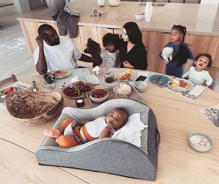 La escapada que Kanye West ha hecho con sus hijos para que Kim Kardashian descanse
