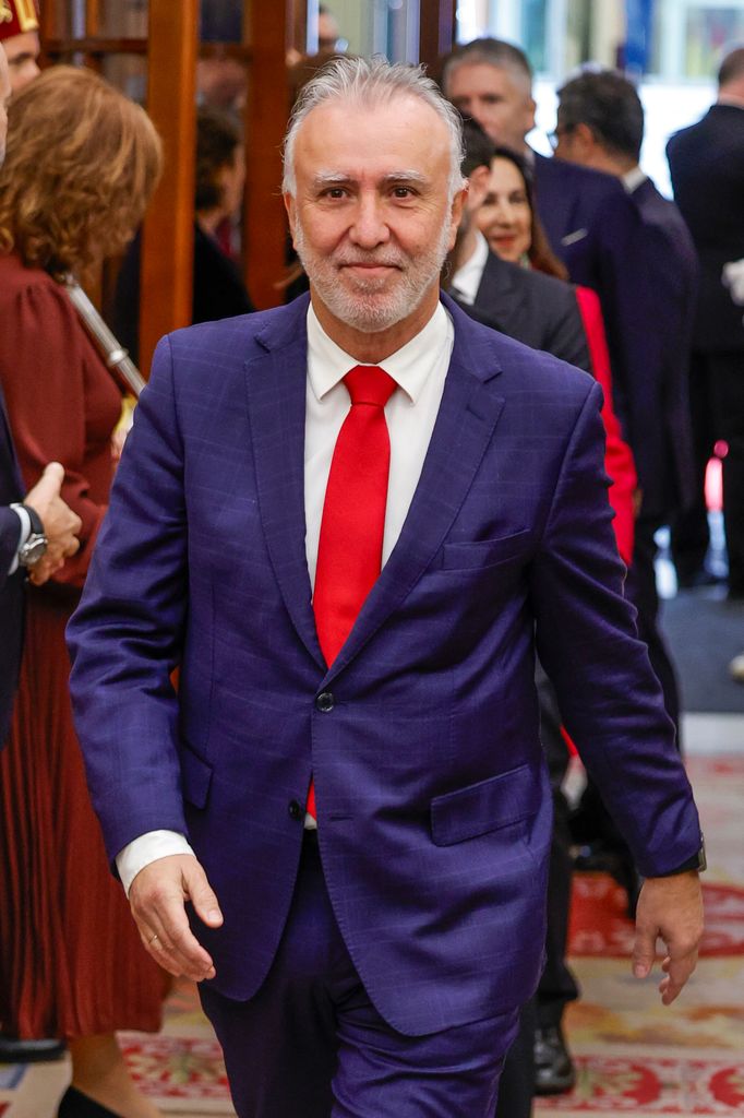 Ángel Víctor Torres llegando al Congreso de los Diputados
