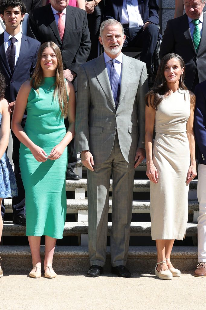 Felipe VI, la Reina Letizia y la Princesa Sofía 