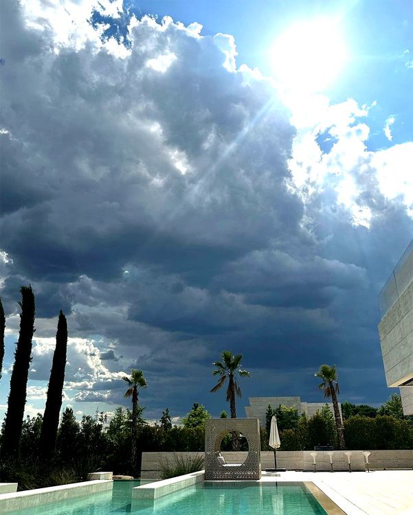 La impresionante piscina