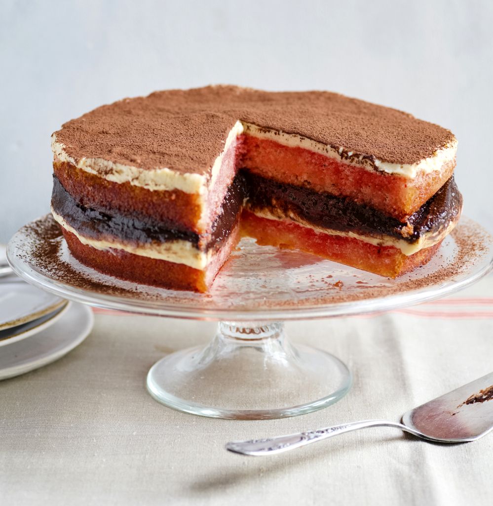 Zuppa inglese, en versión tarta.