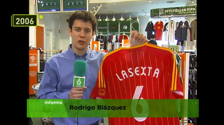 Rodrigo Blázquez, con tan solo 24 años, en el Mundial de Alemania