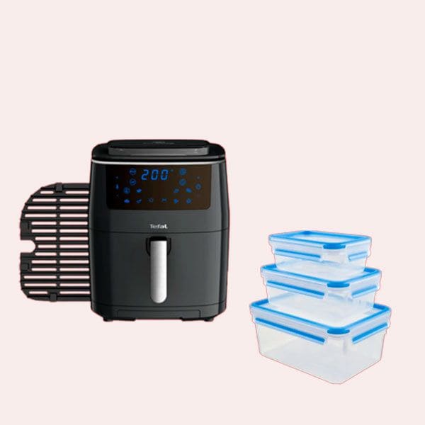 pack freidora de aire easy fry y steam 