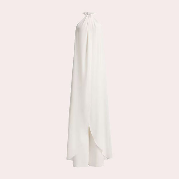 Mono de Mujer de Georgette con Cuello Halter Lauren Ralph Lauren
