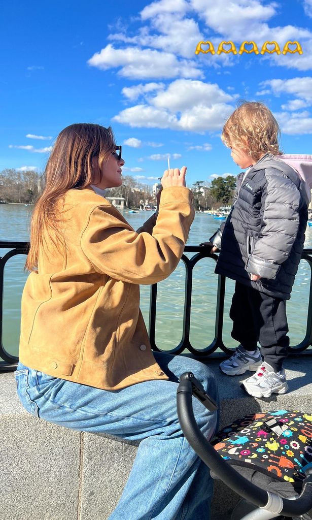 valentina ferrer y su hijo r o