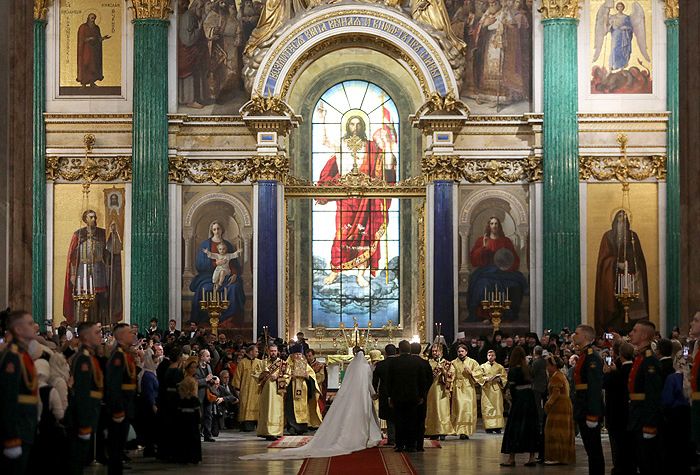 Boda real de Jorge Romanov y Rebecca Bettarini