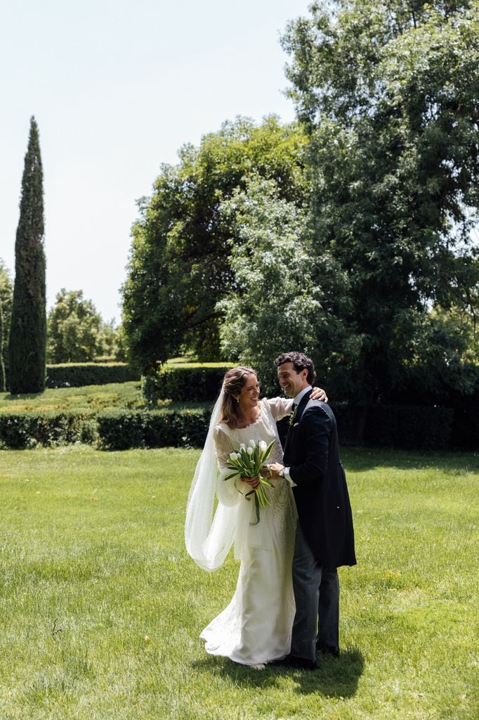 Boda viral en Madrid vestido de novia de encaje