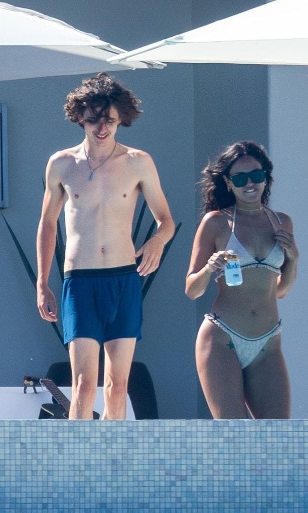 Eiza González y Timothee Chalamet