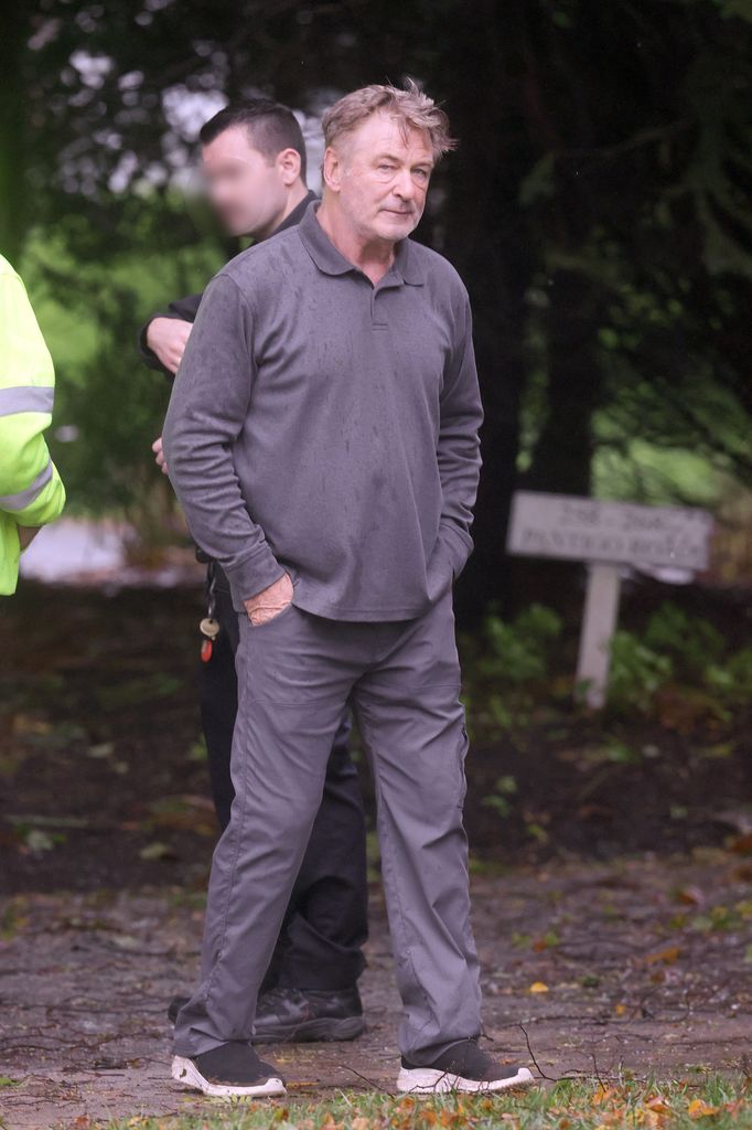  Alec Baldwin en el momento del accidente que sufrió en los Hamptons, Nueva York