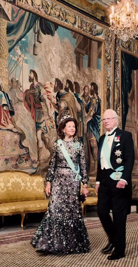 Los reyes de Suecia, Victoria de Suecia y Carlos XVI Gustavo