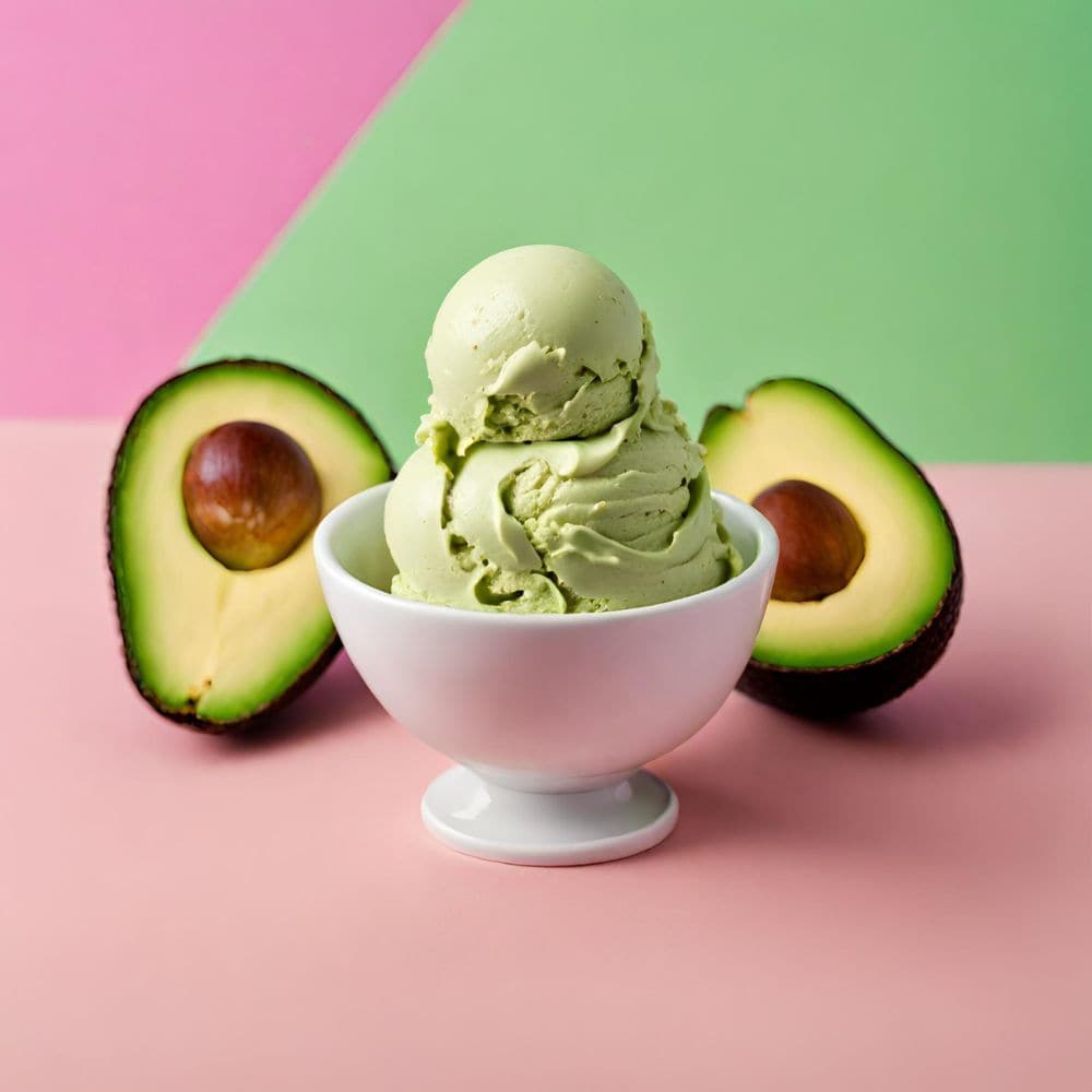 Helado de aguacate