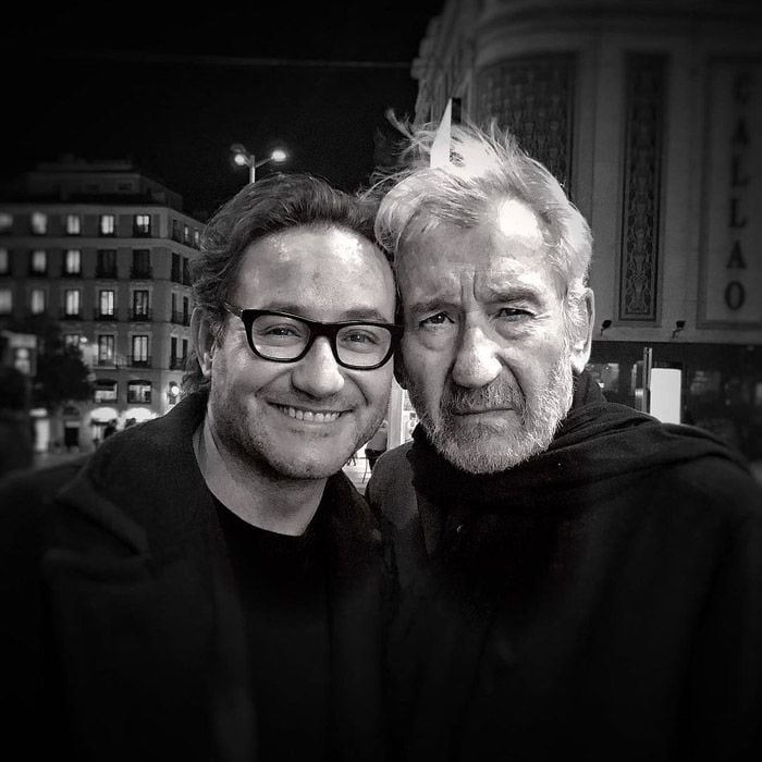 Carlos Santos con José Sacristán 