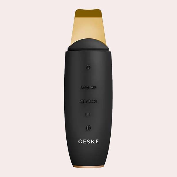 Tratamiento Facial MicroCurrent Skin Scrubber & Blackhead Remover 9 in 1 Black Gold Geske