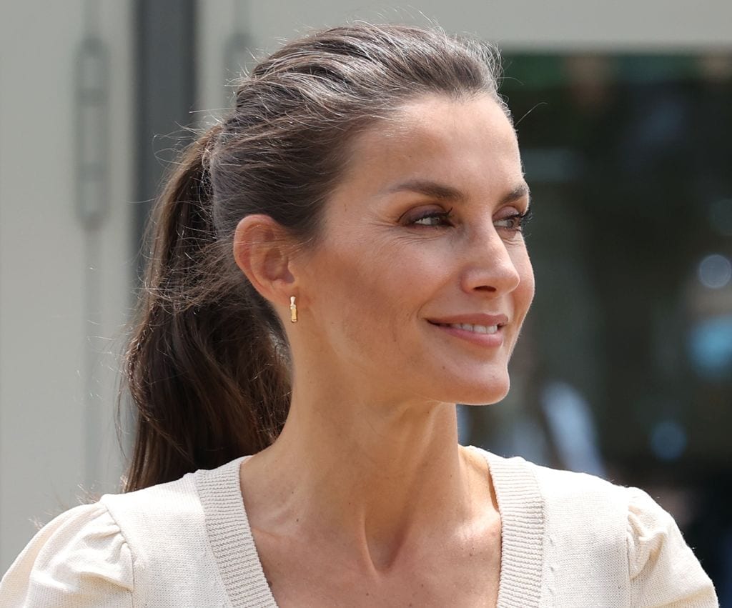 La reina Letizia, en su visita a Jaca (Huesca) el 8 de julio de 2020
