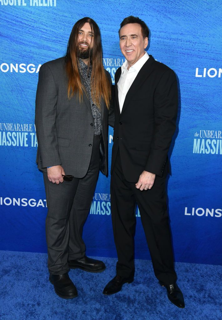 Nicolas Cage y su hijo Weston Coppola