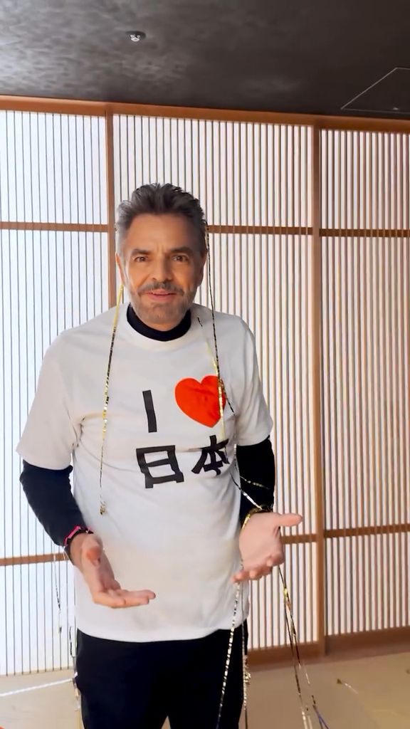 Eugenio Derbez quedó sorprendido al ver a su familia con barba