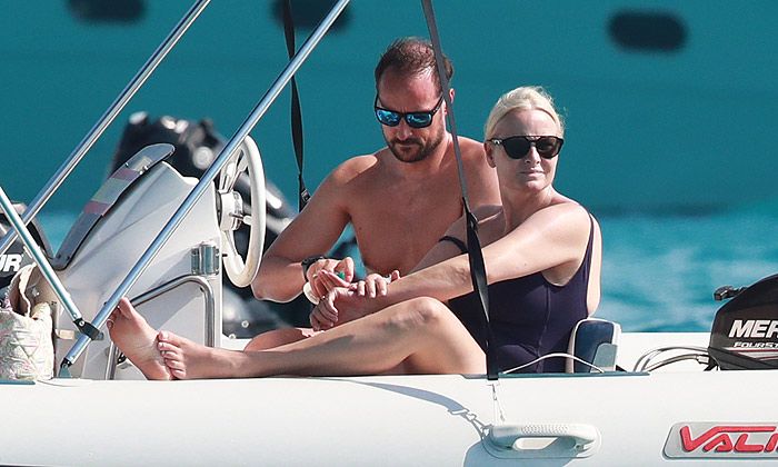 Haakon y Mette-Marit de Noruega en Formentera