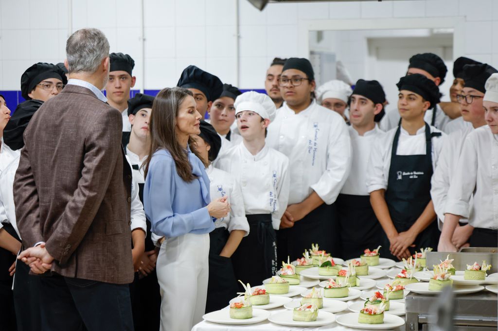 El menú que ha preparado la Fundación José María Llanos para el rey Felipe VI y la reina Letizia