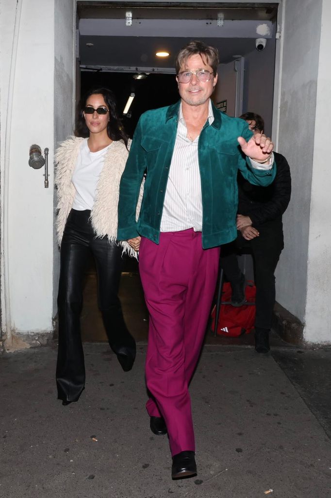 Brad Pitt e Inés de Ramón en París