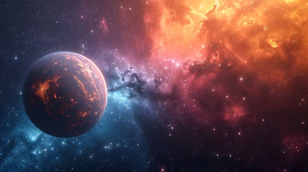 Cometa en el espacio