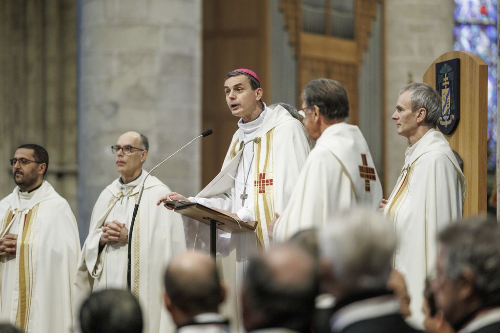 El arzobispo Luc Terlinden presidió la ceremonia religiosa