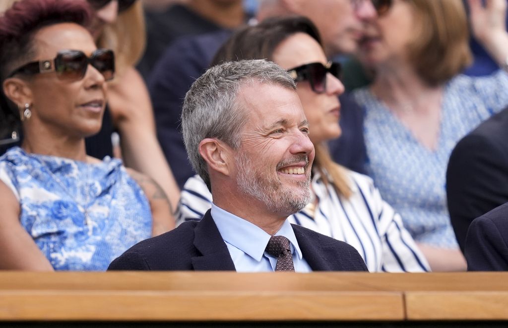 El rey Federico de Dinamarca en Wimbledon 2026