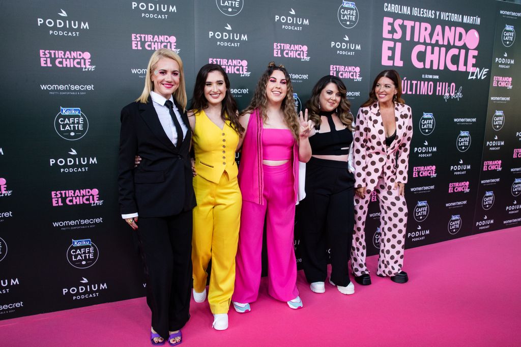 Henar Álvarez, Victoria Martín, Carolina Iglesias, Lala Chus y Patricia Espejo