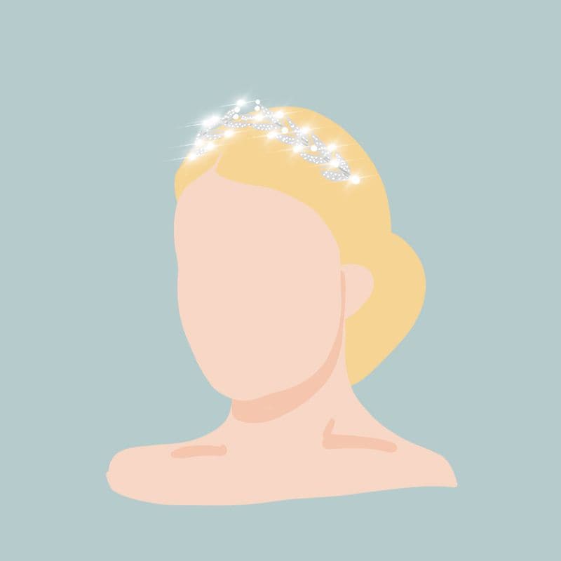Tiara de novia vintage