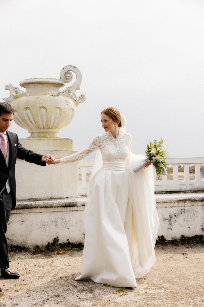 Vestido de novia de princesa