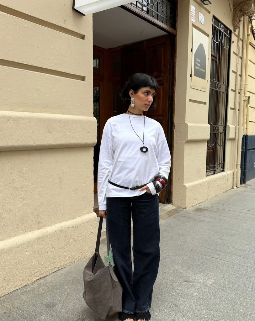 ¡HOLA! Fashion Llevar camiseta blanca de lunes a domingo