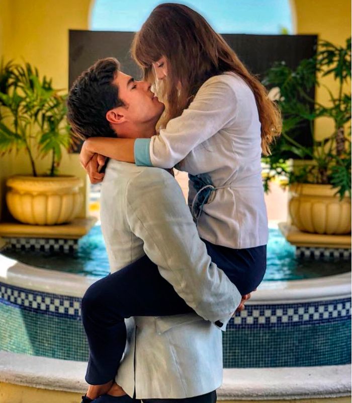 Michelle Renaud y Danilo Carrera