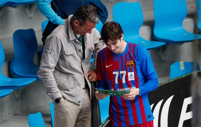 Iñaki Urdangarin y su hijo Pablo