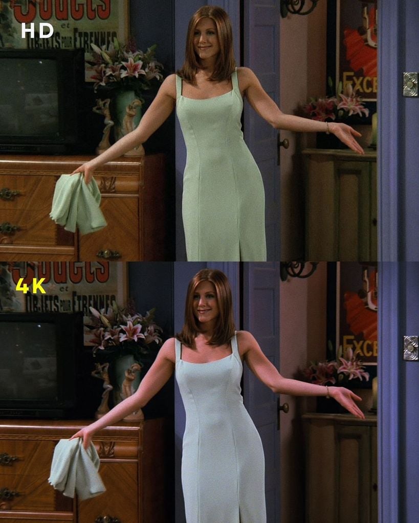 El vestido verde menta de Rachel Green en 'Friends'