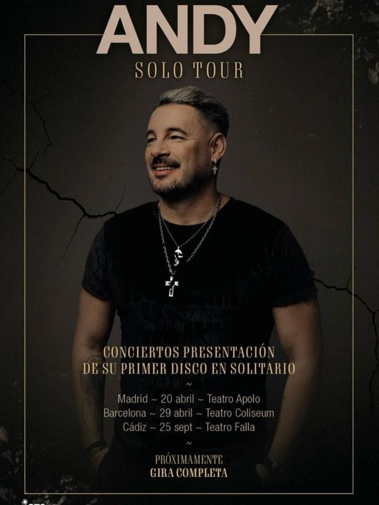 Andy presenta su primera gira en solitario