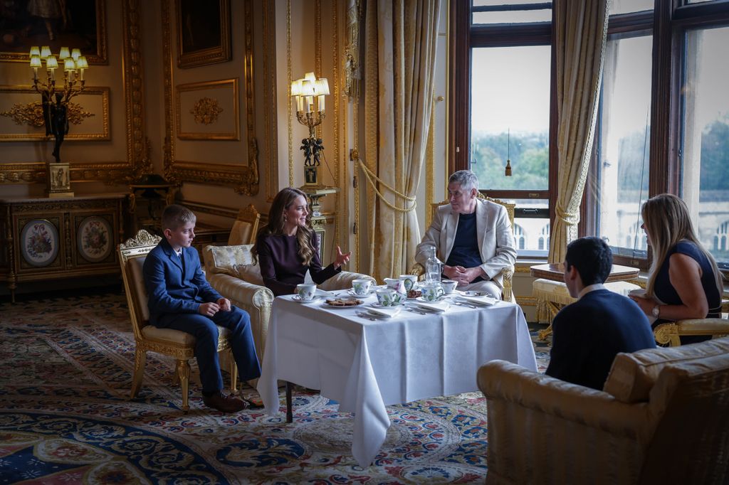 Kate Middleton: un símbolico "tea party" en el Castillo de Windsor