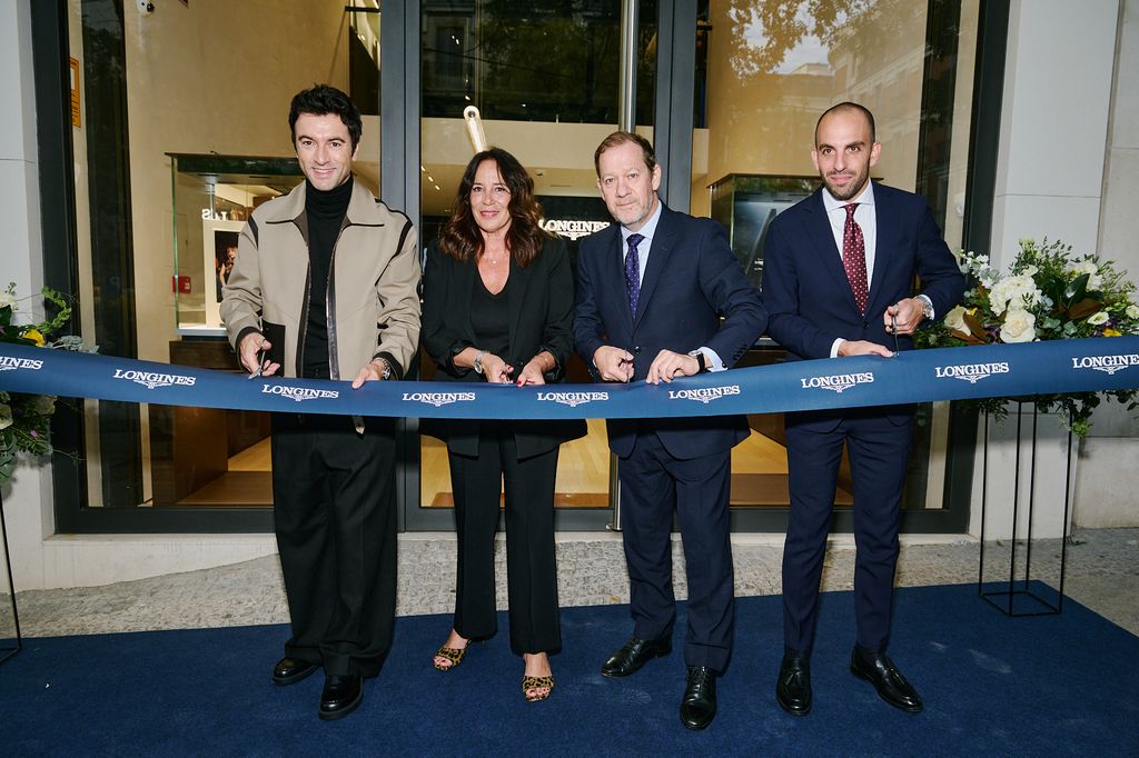 De izquierda a derecha, Javier Rey, Elena Orozco, Gonzalo de Cevallos y Giuseppe Miccio.