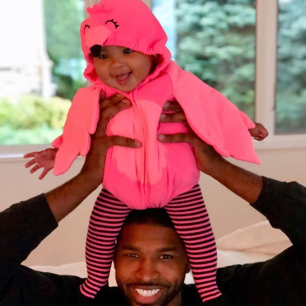 Tristan Thompson y su hija