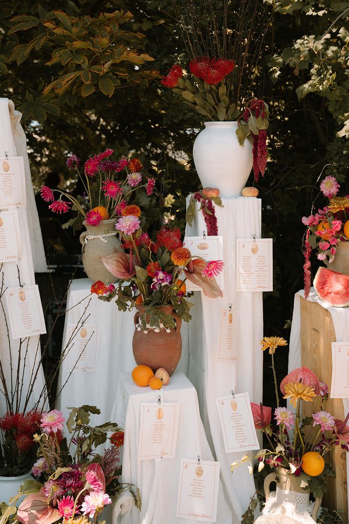 Decoración floral de Colmenero Atelier