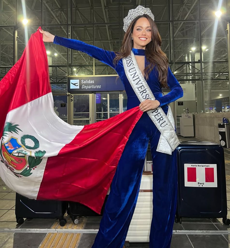 Karla Bacigalupo partió a Tailandia llena de emoción y dispuesta a ganar la corona de Miss Universe 2025